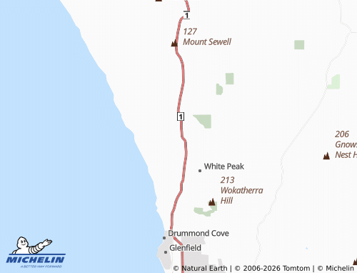 Mapa MICHELIN Oakajee - ViaMichelin
