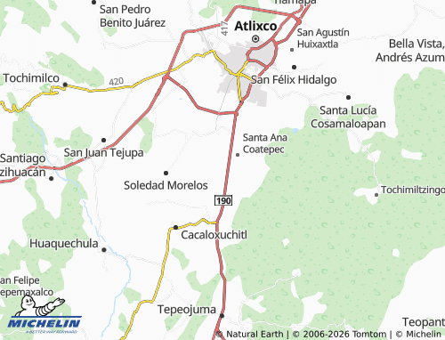 Kaart MICHELIN Paraíso - ViaMichelin