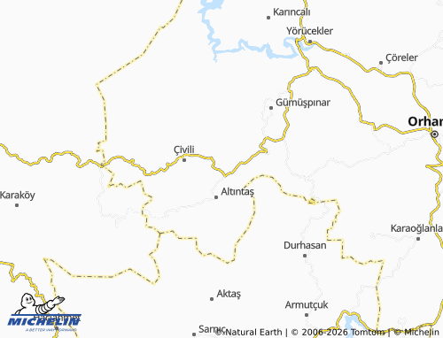 Mappa MICHELIN Yenidanişment - ViaMichelin