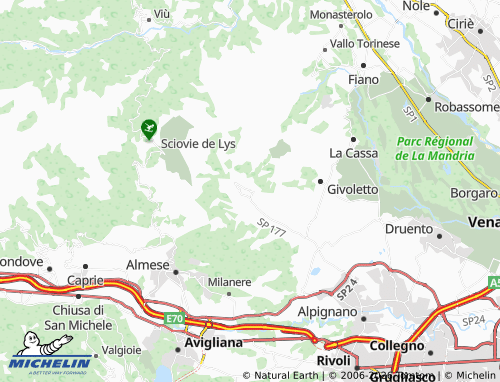 Mapa MICHELIN Val della Torre - ViaMichelin