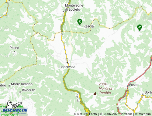 MICHELIN-Landkarte Casanova Madonna Pace-San Giovanni - ViaMichelin