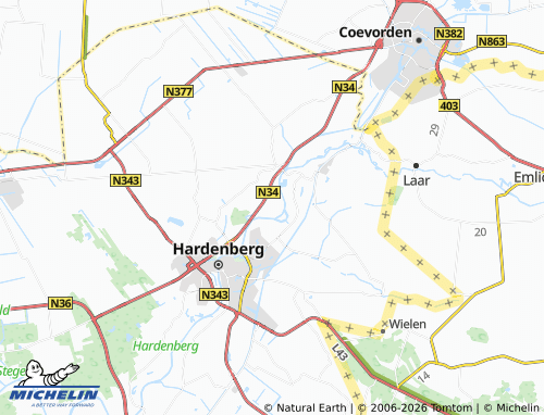 Carte MICHELIN Anevelde - ViaMichelin