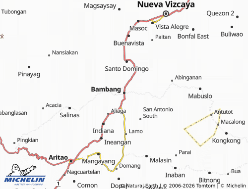 MICHELIN Banggot map - ViaMichelin