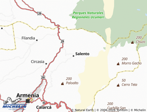 MICHELIN Salento map - ViaMichelin