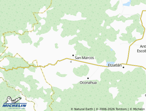 MICHELIN-Landkarte San Marcos - ViaMichelin
