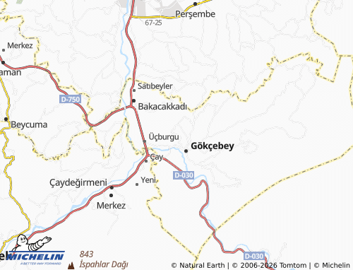 Mappa MICHELIN Veyisoğlu - ViaMichelin