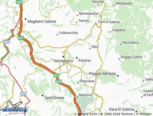 Mapa MICHELIN Forano - ViaMichelin