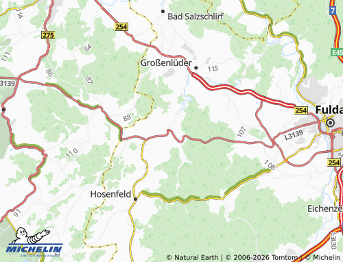 MICHELIN Kleinlüder map - ViaMichelin