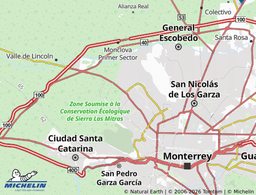 MICHELIN Cumbres Jade Sector Ensenada map - ViaMichelin