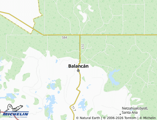 MICHELIN La Guadalupe map - ViaMichelin