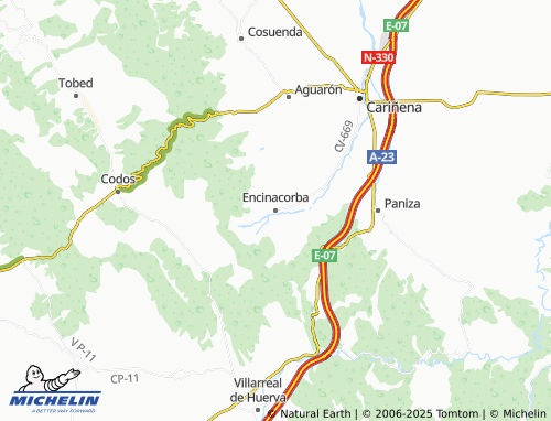 MICHELIN Encinacorba map - ViaMichelin
