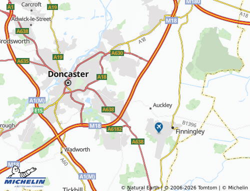 MICHELIN Cantley map - ViaMichelin