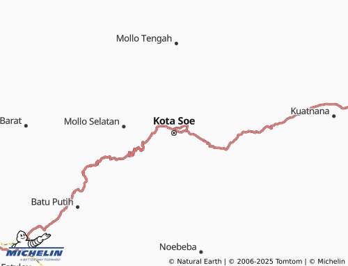 MICHELIN Kota Soe map - ViaMichelin