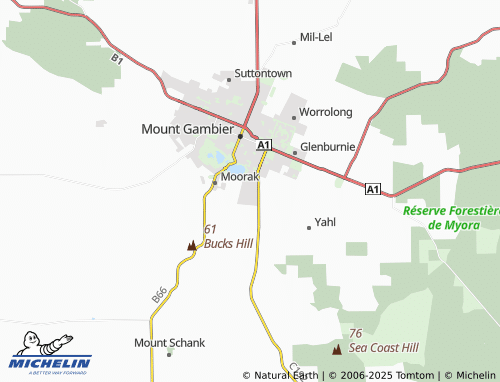 MICHELIN OB Flat map - ViaMichelin