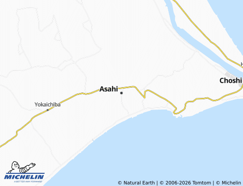 Mappa MICHELIN Asahi - ViaMichelin