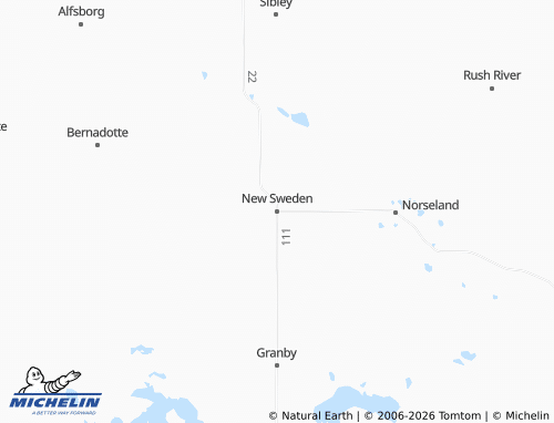 Carte MICHELIN New Sweden - ViaMichelin