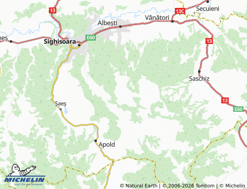Mappa MICHELIN Șapartoc - ViaMichelin