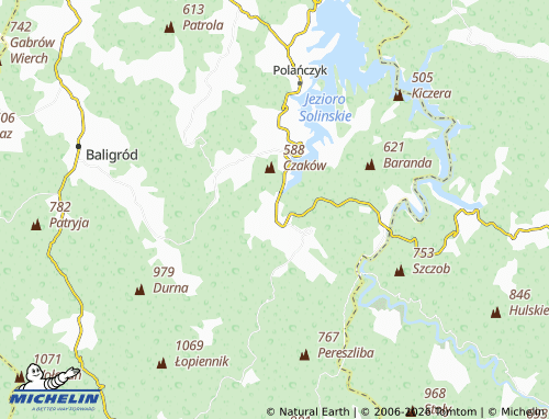 MICHELIN Bukowiec map - ViaMichelin
