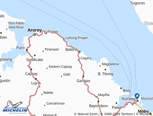 MICHELIN Batuila map - ViaMichelin