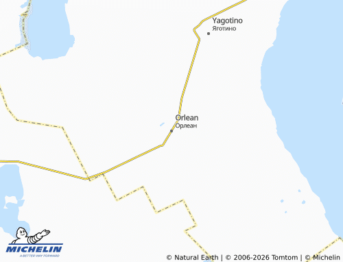 MICHELIN-Landkarte Orlean - ViaMichelin