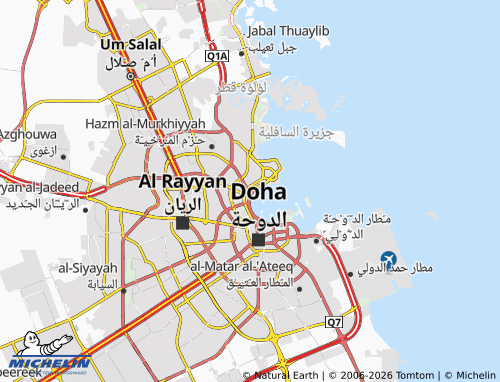 Carte MICHELIN al-Dafnat 60 - ViaMichelin