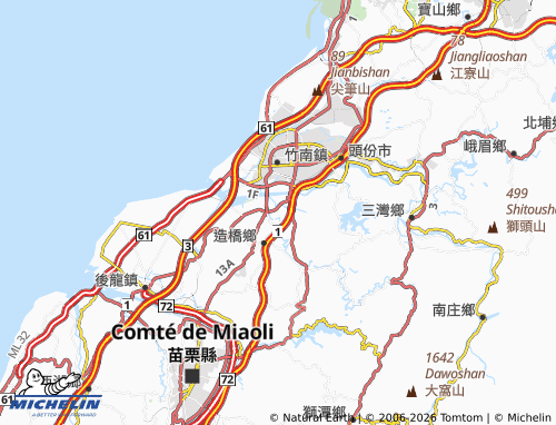 Mappa MICHELIN da bu ding - ViaMichelin