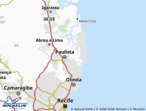 Mappa MICHELIN Parque do Janga - ViaMichelin