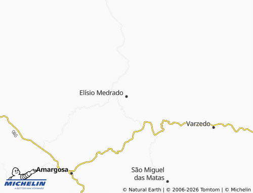 Mapa MICHELIN Elísio Medrado - ViaMichelin