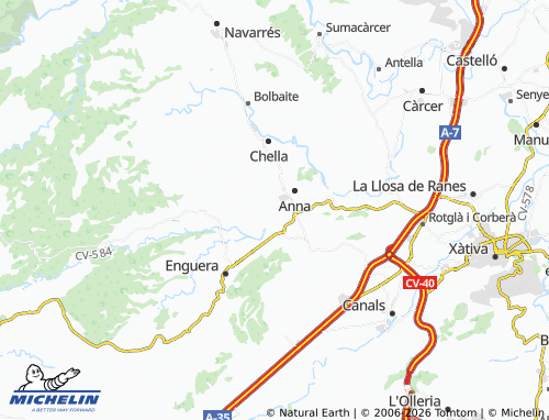 Mappa MICHELIN Albufera - ViaMichelin