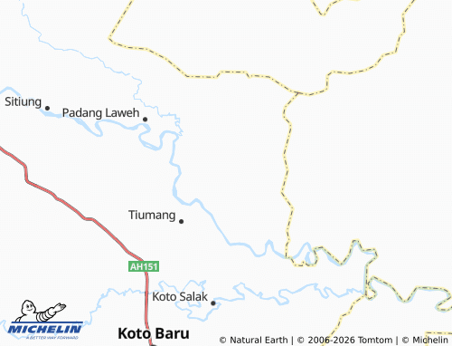 Mapa MICHELIN Koto Beringin - ViaMichelin