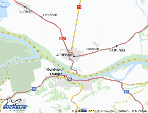 MICHELIN-Landkarte Zimnicea - ViaMichelin