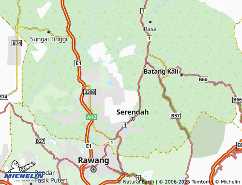 MICHELIN Seksyen BS10 Bukit Sentosa 3 map - ViaMichelin