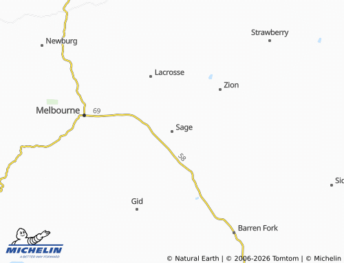 Mappa MICHELIN Sage - ViaMichelin