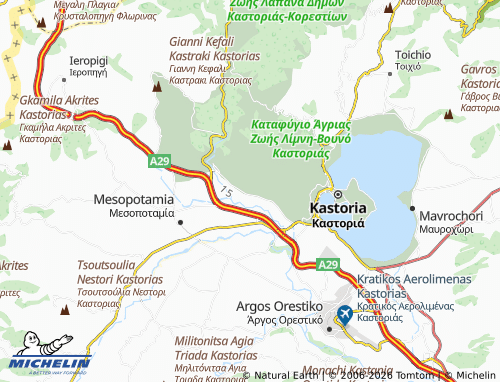 Carte MICHELIN Lefki - ViaMichelin