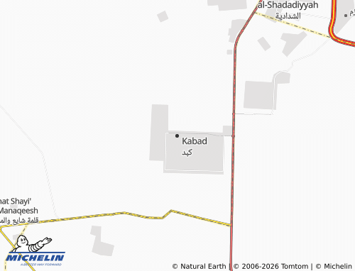 MICHELIN Kabd map - ViaMichelin