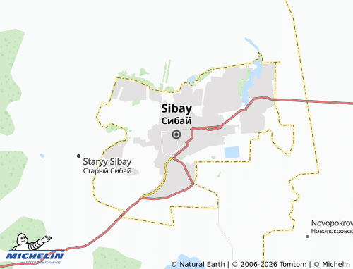 MICHELIN-Landkarte Sibay - ViaMichelin