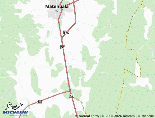 MICHELIN Santa Lucía map - ViaMichelin