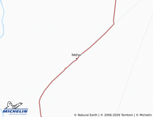 MICHELIN Mehar map - ViaMichelin