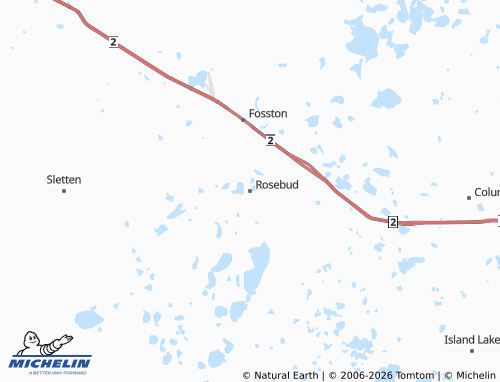 Mappa MICHELIN Rosebud - ViaMichelin