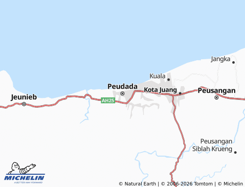 Mapa MICHELIN Peudada - ViaMichelin