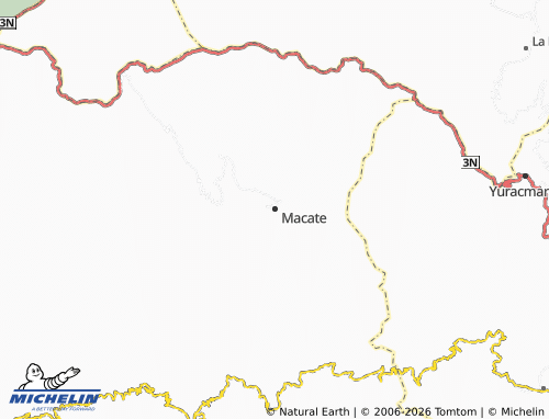 MICHELIN Macate map - ViaMichelin