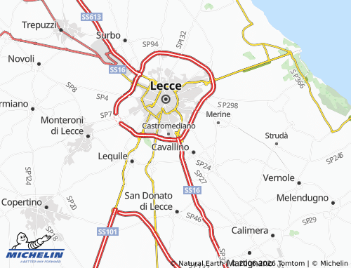 Mapa MICHELIN Tempi Nuovi - ViaMichelin