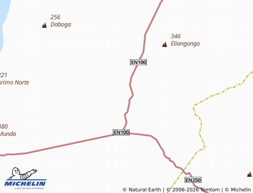 MICHELIN Colango map - ViaMichelin