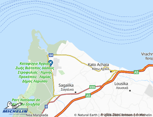 MICHELIN Stamatopoulaiika map - ViaMichelin