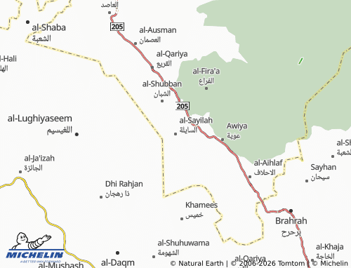 MICHELIN-Landkarte al-Sayilah - ViaMichelin