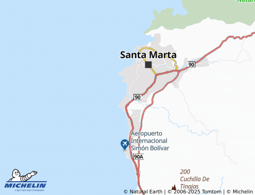MICHELIN Paraíso map - ViaMichelin