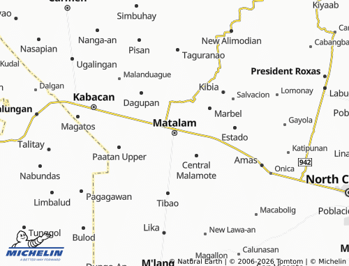 MICHELIN Matalam map - ViaMichelin