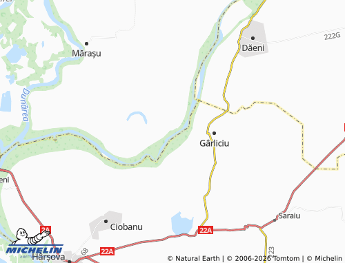 MICHELIN Cistia map - ViaMichelin