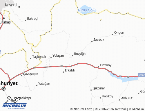 Kaart MICHELIN Bozyiğit - ViaMichelin