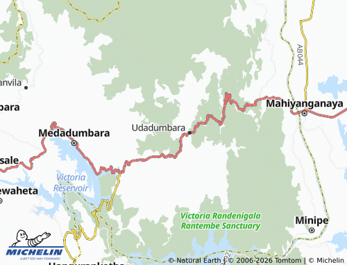 MICHELIN Nawanagala map - ViaMichelin